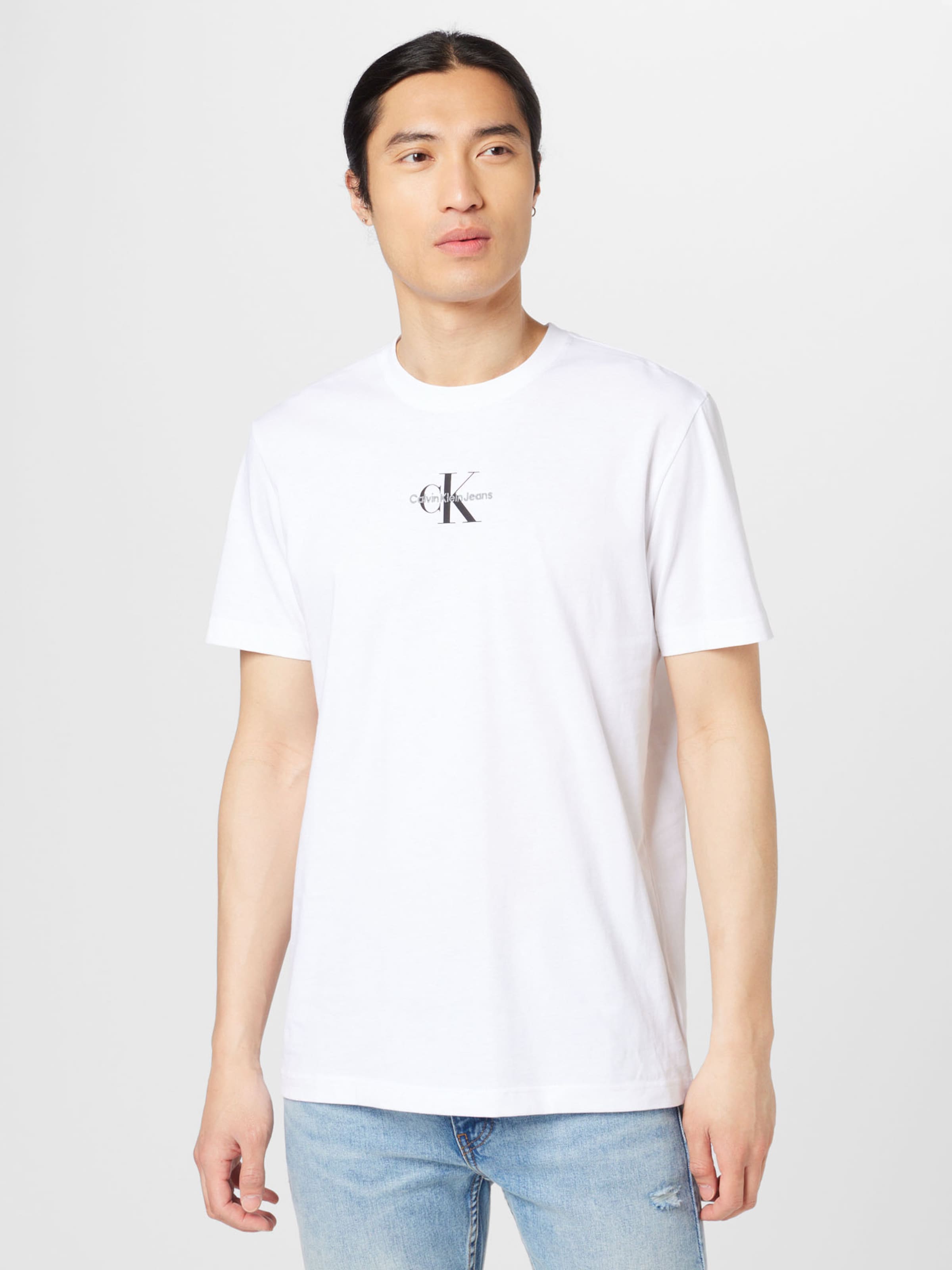 T-shirt com Manga Curta - Preto · Calvin Klein Jeans · El Corte Inglés