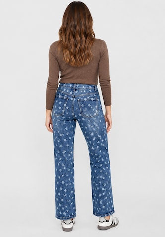 Wide Leg Jean Elara en bleu