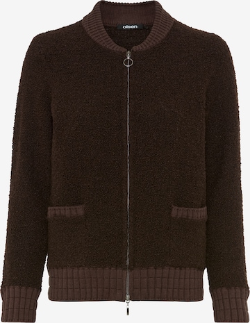 Olsen Strickjacke in Braun: Vorderseite