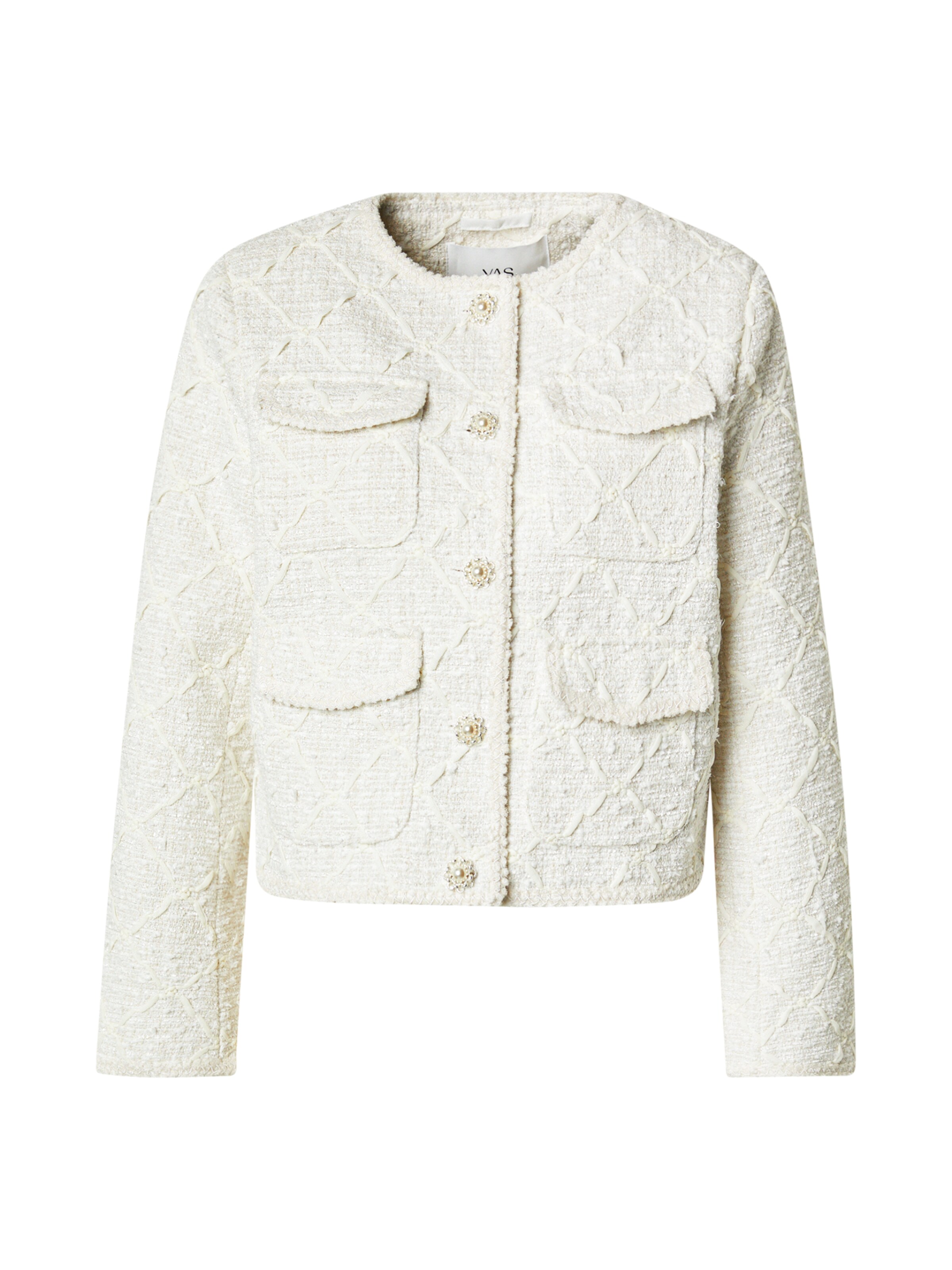 YAS Φθινοπωρινό και ανοιξιάτικο μπουφάν 'YASKIVO' σε μπεζ: μπροστά