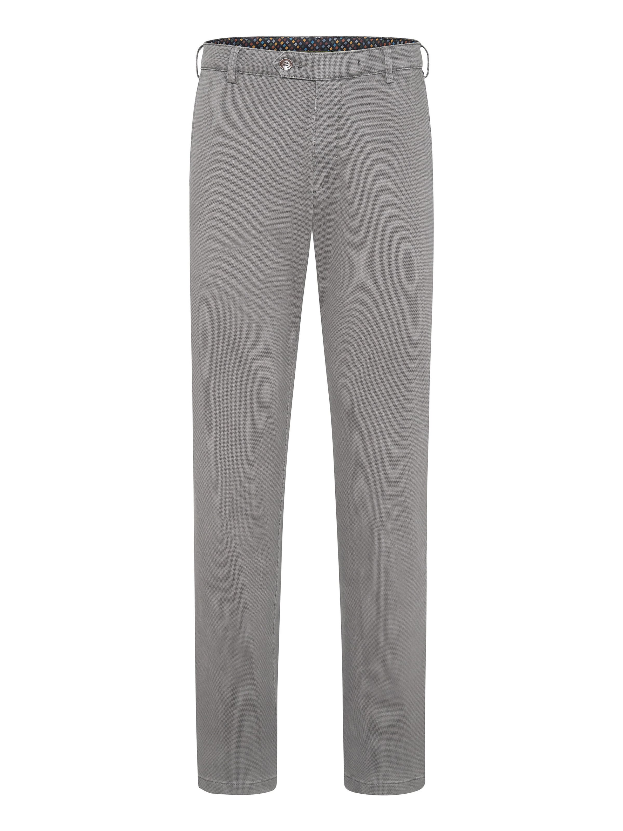 Regular Pantalon chino 'Rio 2-7648' MEYER en gris : devant