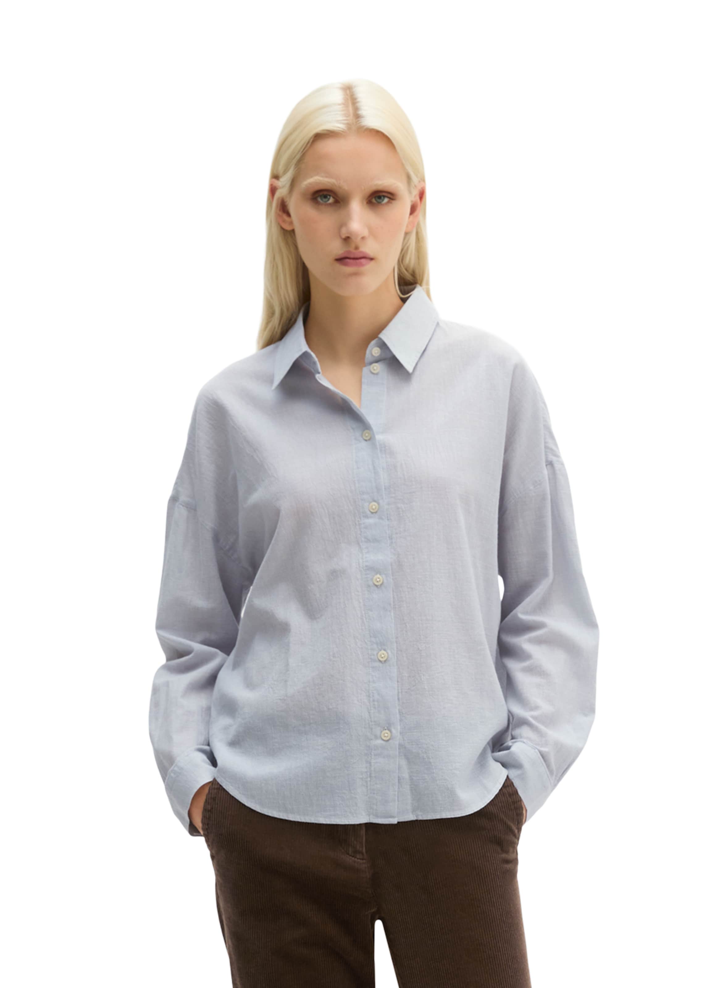 Marc O'Polo Blouse in Blauw: voorkant
