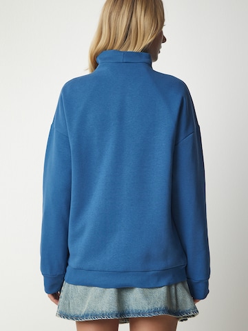 Sweat-shirt Happiness İstanbul en bleu