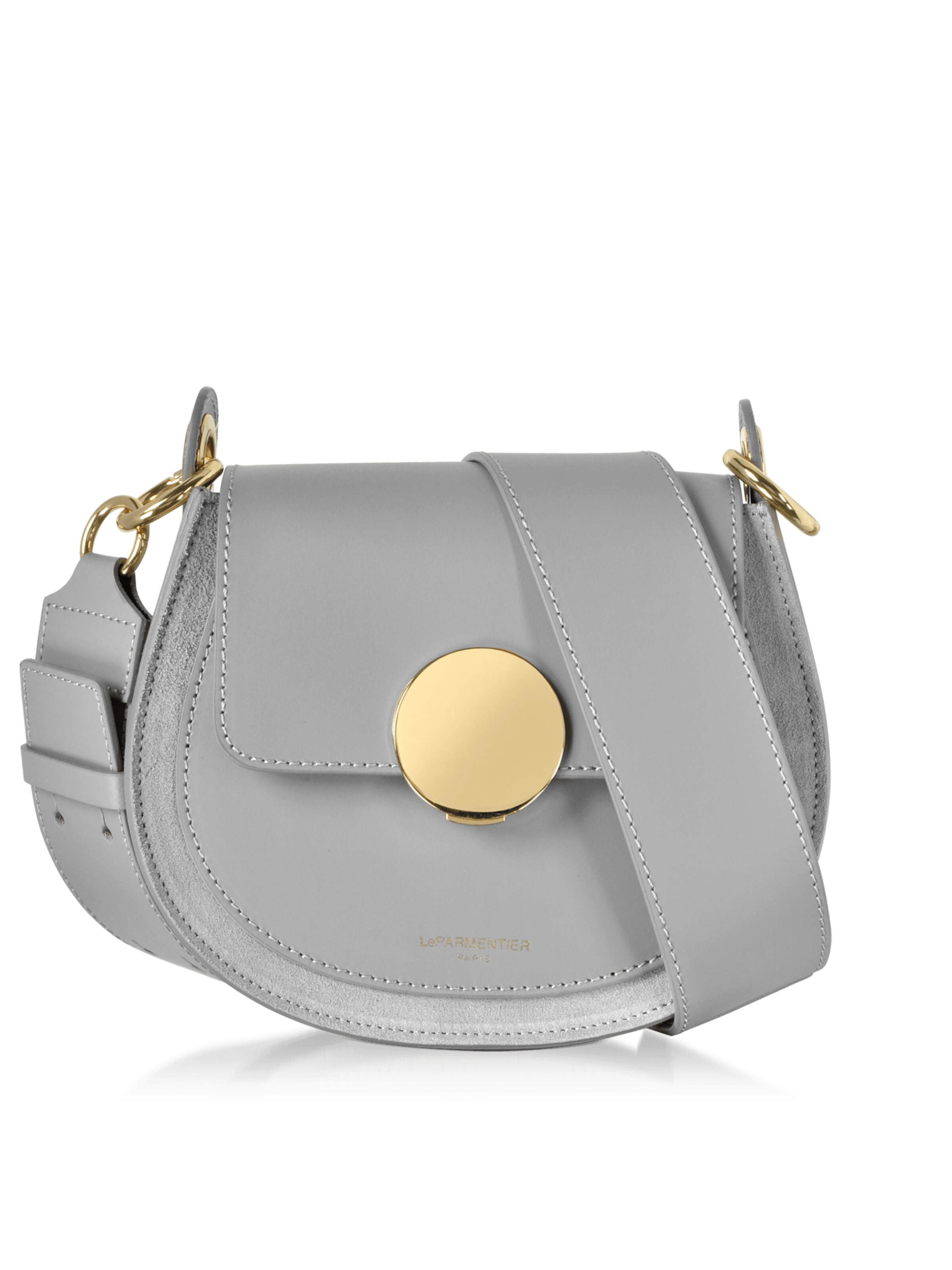 LeParmentier Handtas 'Yucca' in Grijs: voorkant