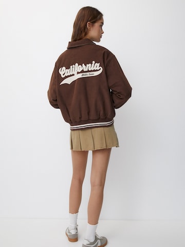 Pull&Bear Between-season jacket in Brown