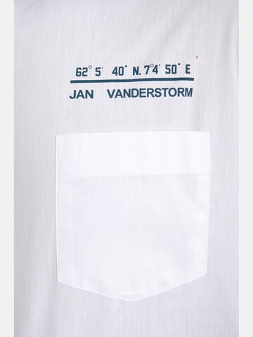 Fit confort Chemise ' Evin ' Jan Vanderstorm en vert