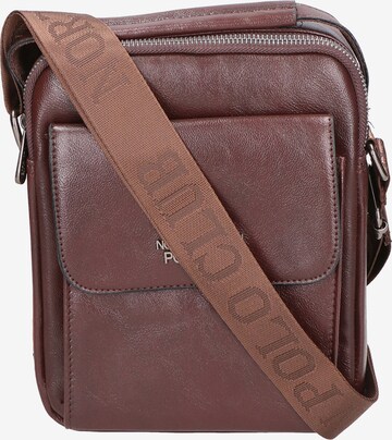 Northampton Polo Club Crossbody Bag in Brown: front