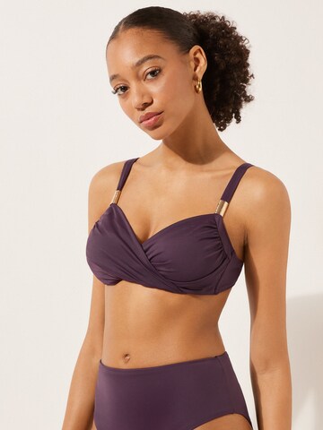 CALZEDONIA Balconette Bikinitop in Lila