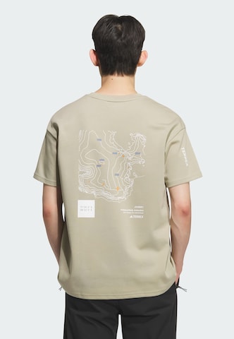 ADIDAS TERREX - Camiseta funcional 'Xploric' en marrón: frente