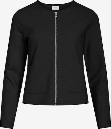 VILA Gebreid vest 'VIGARDEN' in Zwart: voorkant