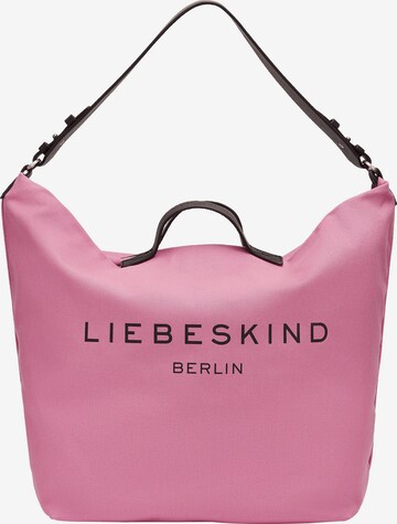 Liebeskind Berlin Μεγάλη τσάντα σε ροζ: μπροστά