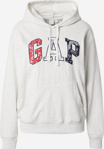 GAP Свитшот 'HERITAGE' в Серый: спереди
