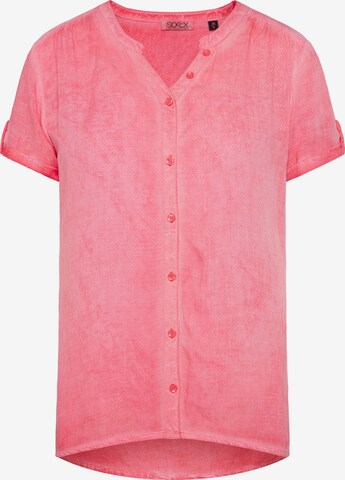Soccx Blouse in Pink: front