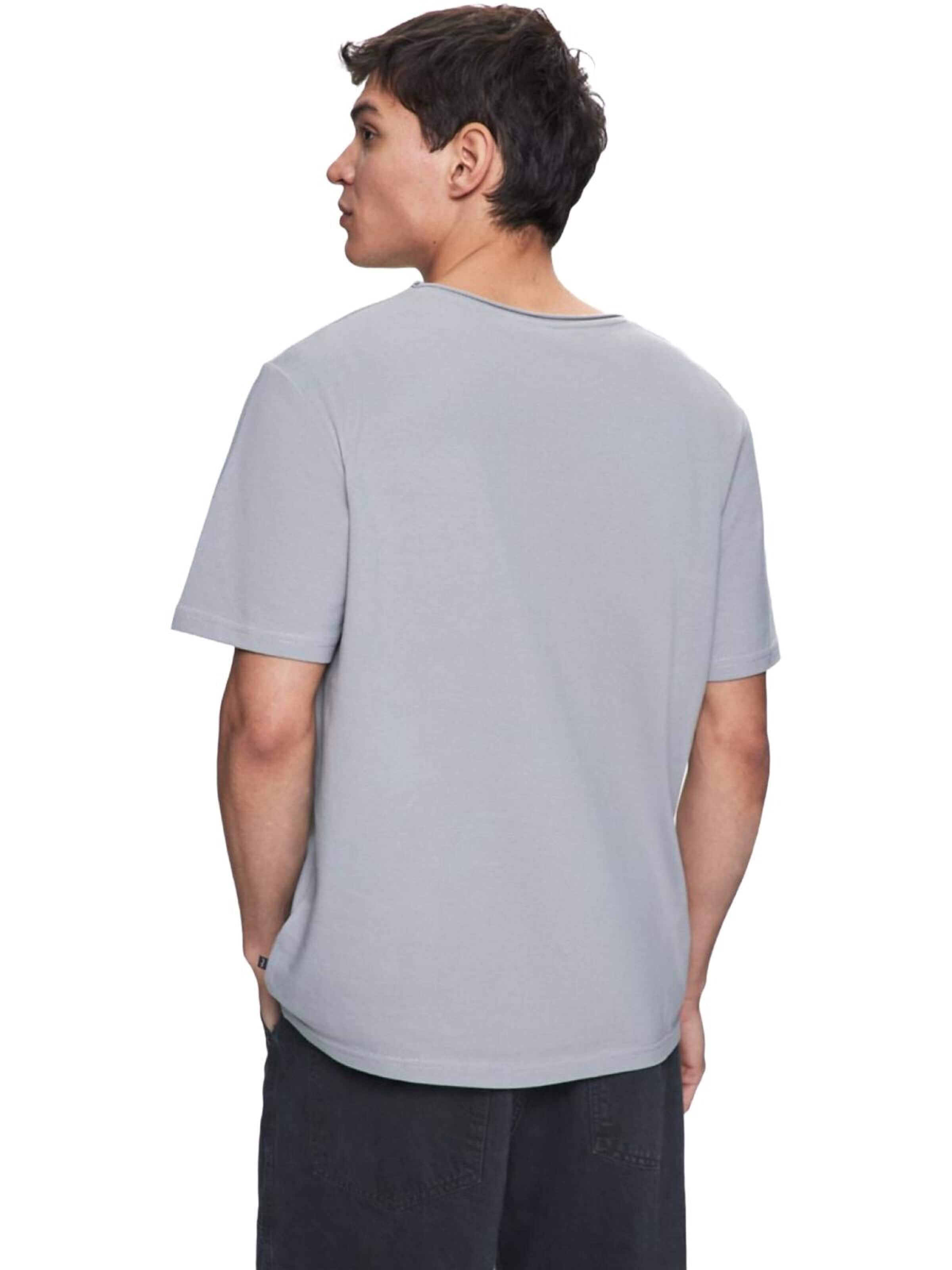 LTB Jeans - Camiseta 'LTB Jeans Herren-T-Shirt mit regulärer Passform' en gris