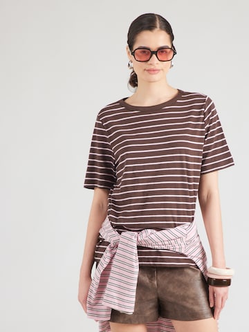 CECIL Tričko - Hnedá: predná strana