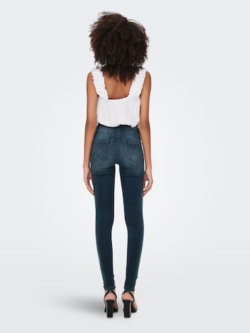 Skinny Jean 'Royal' ONLY en bleu