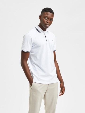 SELECTED HOMME - Camiseta 'Aze' en blanco: frente