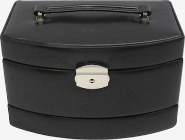 WINDROSE Schmuckkoffer 'Merino' in Schwarz: Vorderseite