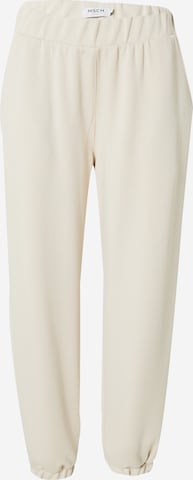 MSCH COPENHAGEN Tapered Bukser 'Ima' i beige: forside