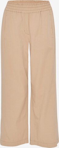 OPUS Loosefit Byxa 'Meimi' i beige: framsida