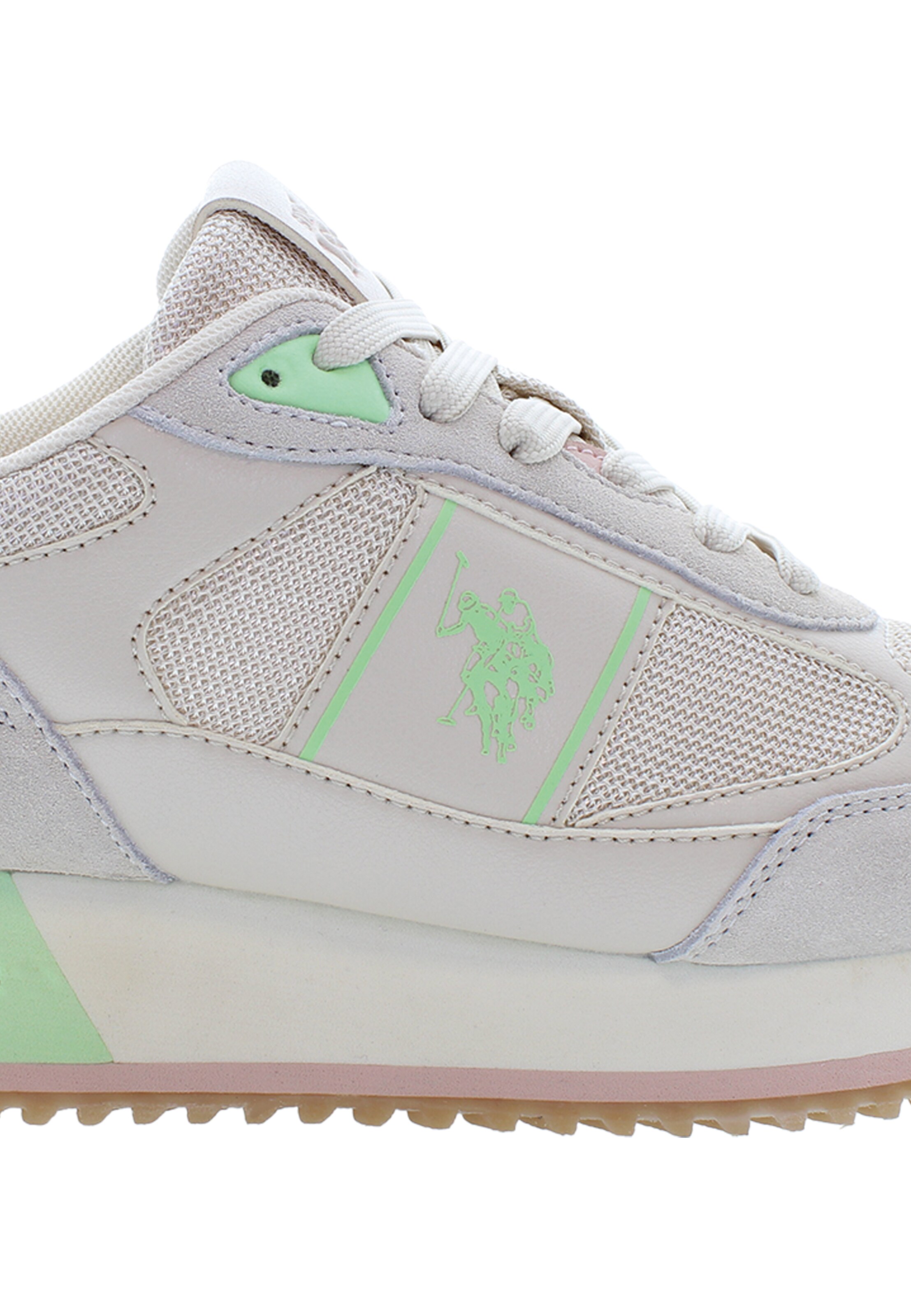 U.S. POLO ASSN. Sneakers laag in Beige