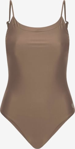 Maillot de bain ' Penida ' Copenhagen Cartel en marron : devant