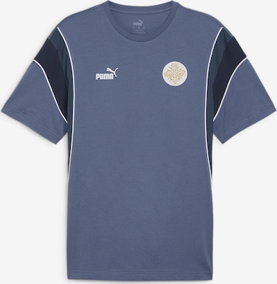 PUMA Functioneel shirt 'Island FtblArchive' in de kleur Blauw / Wit, Productweergave