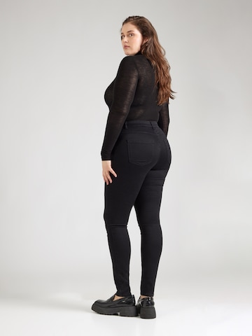 Slimfit Jeans 'CARRAY' de la ONLY Carmakoma pe negru