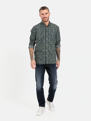 CAMEL ACTIVE Regular fit Button Up Shirt in Black