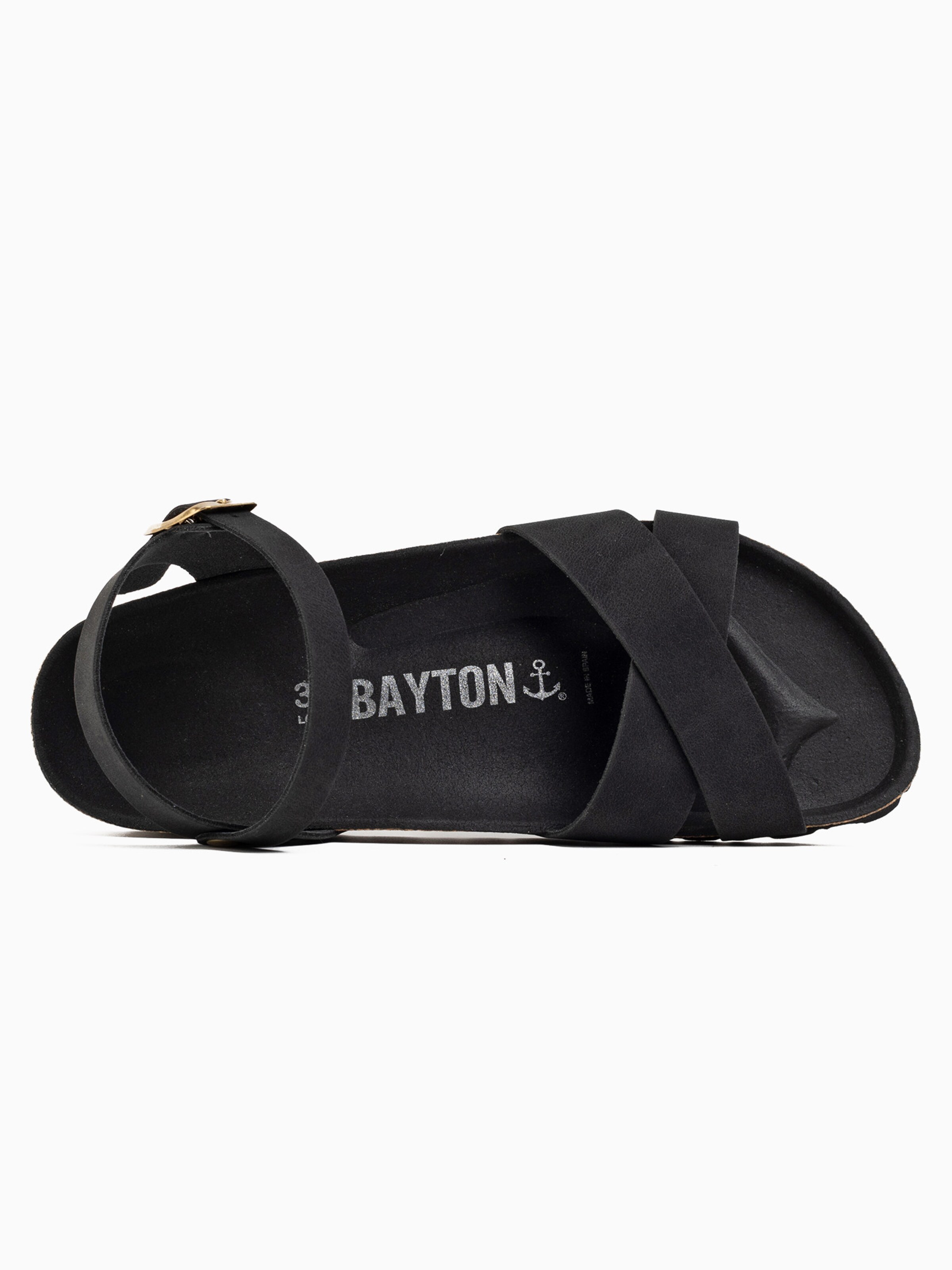 Bayton Strap sandal in Black