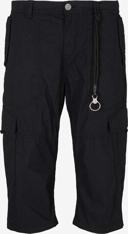 TOM TAILOR Cargo Pants 'Max' in Black: front