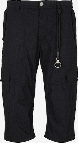 TOM TAILOR Cargo Pants 'Max' in Black: front