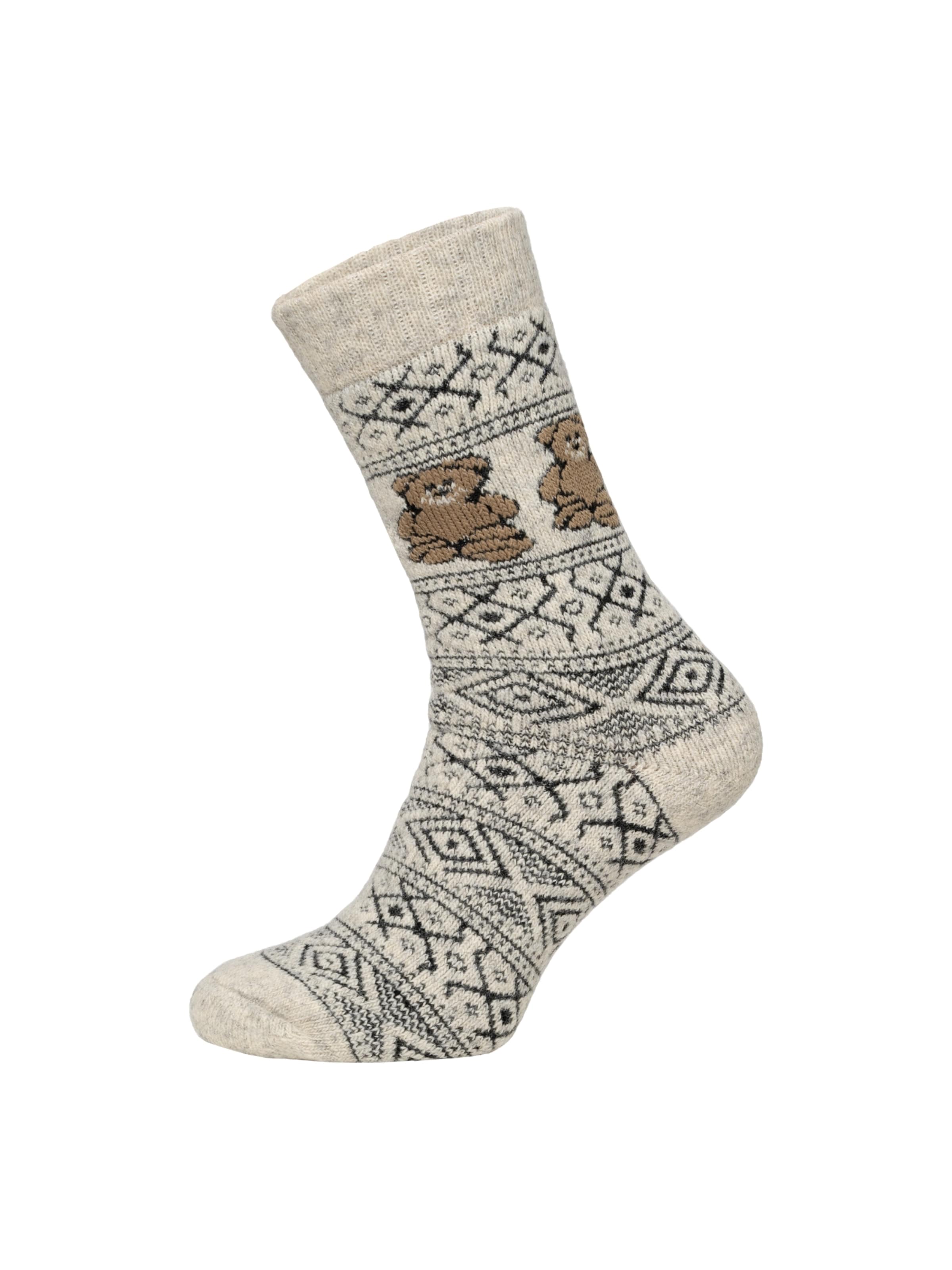 HomeOfSocks Socks 'HOSTeddy' in Beige: front