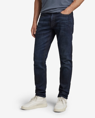 G-Star RAW Skinny Jeans ' Lancet ' in Blauw: voorkant