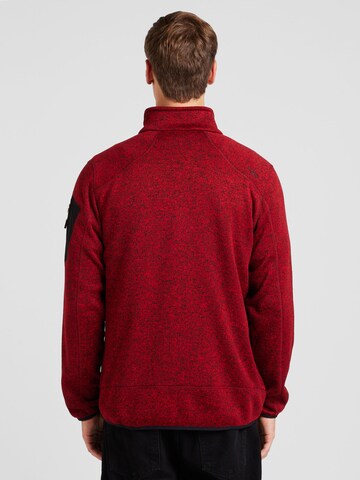 CMP Regular fit Athletic fleece jacket in Red