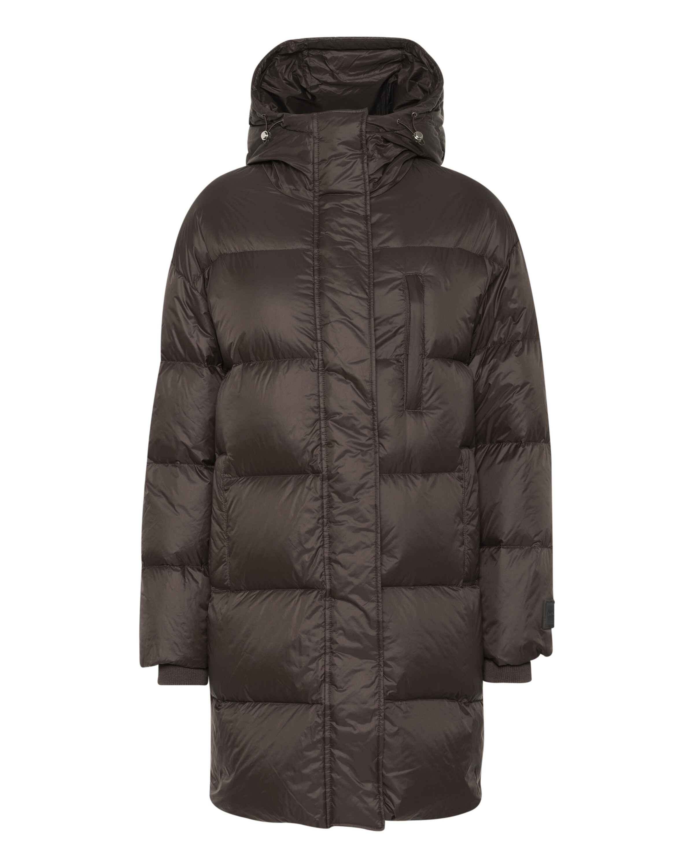 Part Two Winterjas in Bruin: voorkant