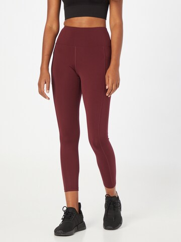 Marika - Skinny Calças de desporto em vermelho: frente