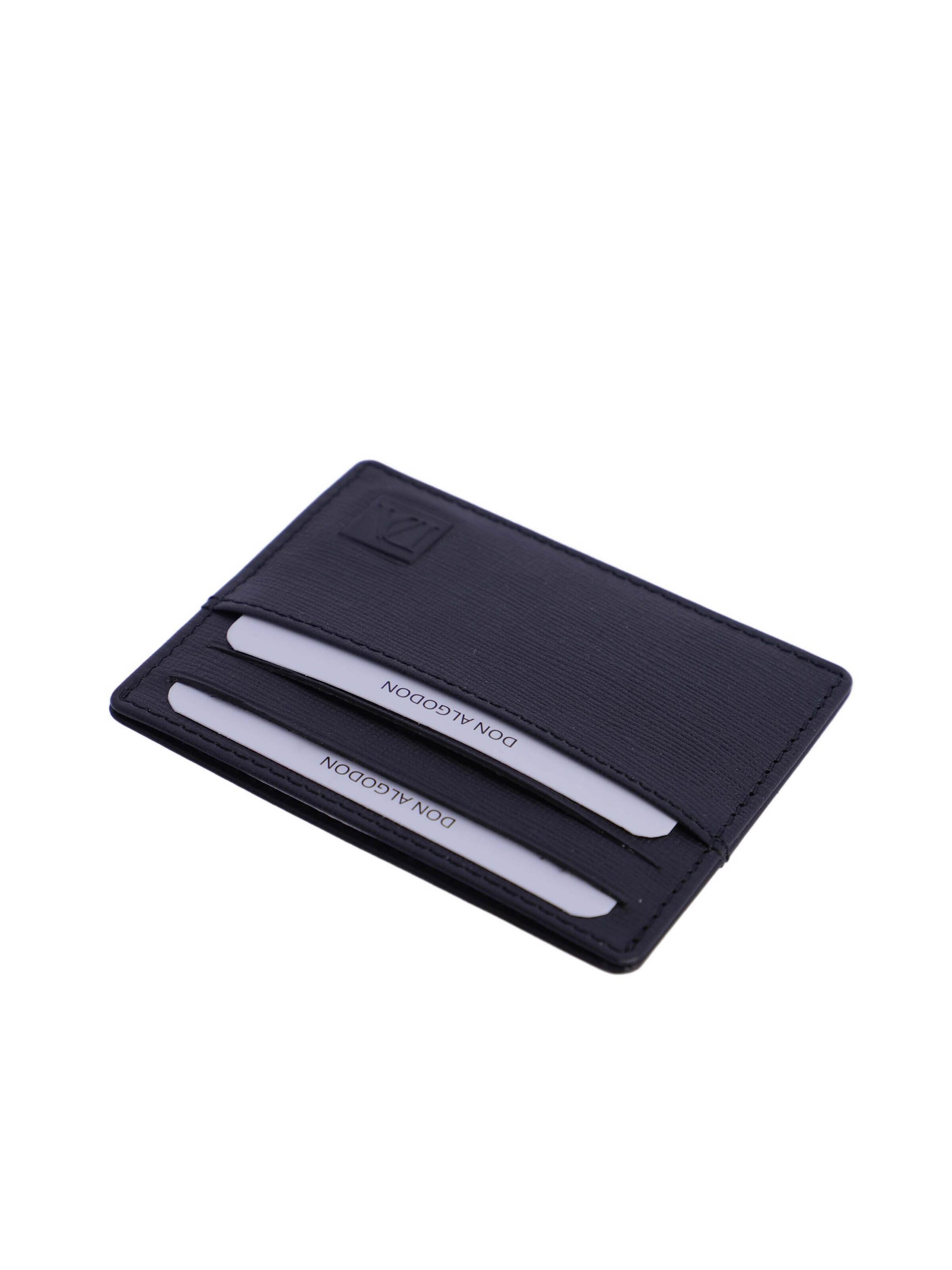 Don Algodon - Cartera 'Tarjetero para hombre Marco de piel con protección RFID' en negro