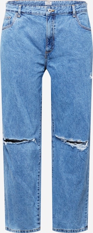 Cotton On Curve Regular Jeans in Blau: predná strana