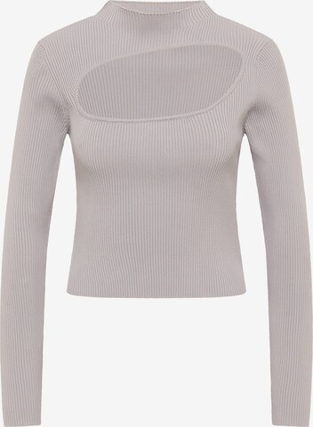 myMo ATHLSR Athletic Sweater in Grey: front