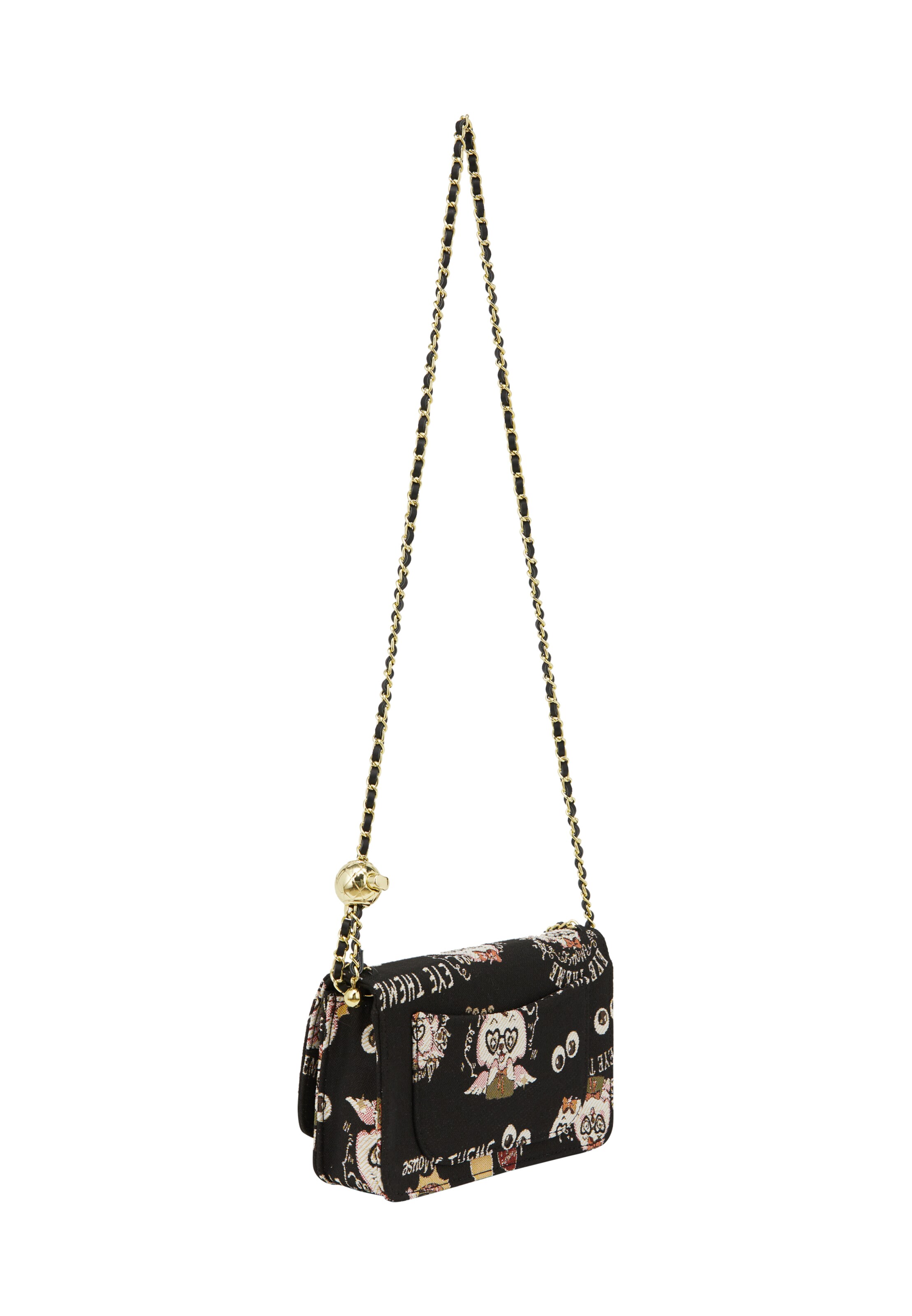 MYMO Crossbody bag 'Pop Eyetheme' in Black