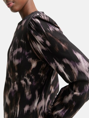 TOM TAILOR DENIM Sweatshirt in Schwarz