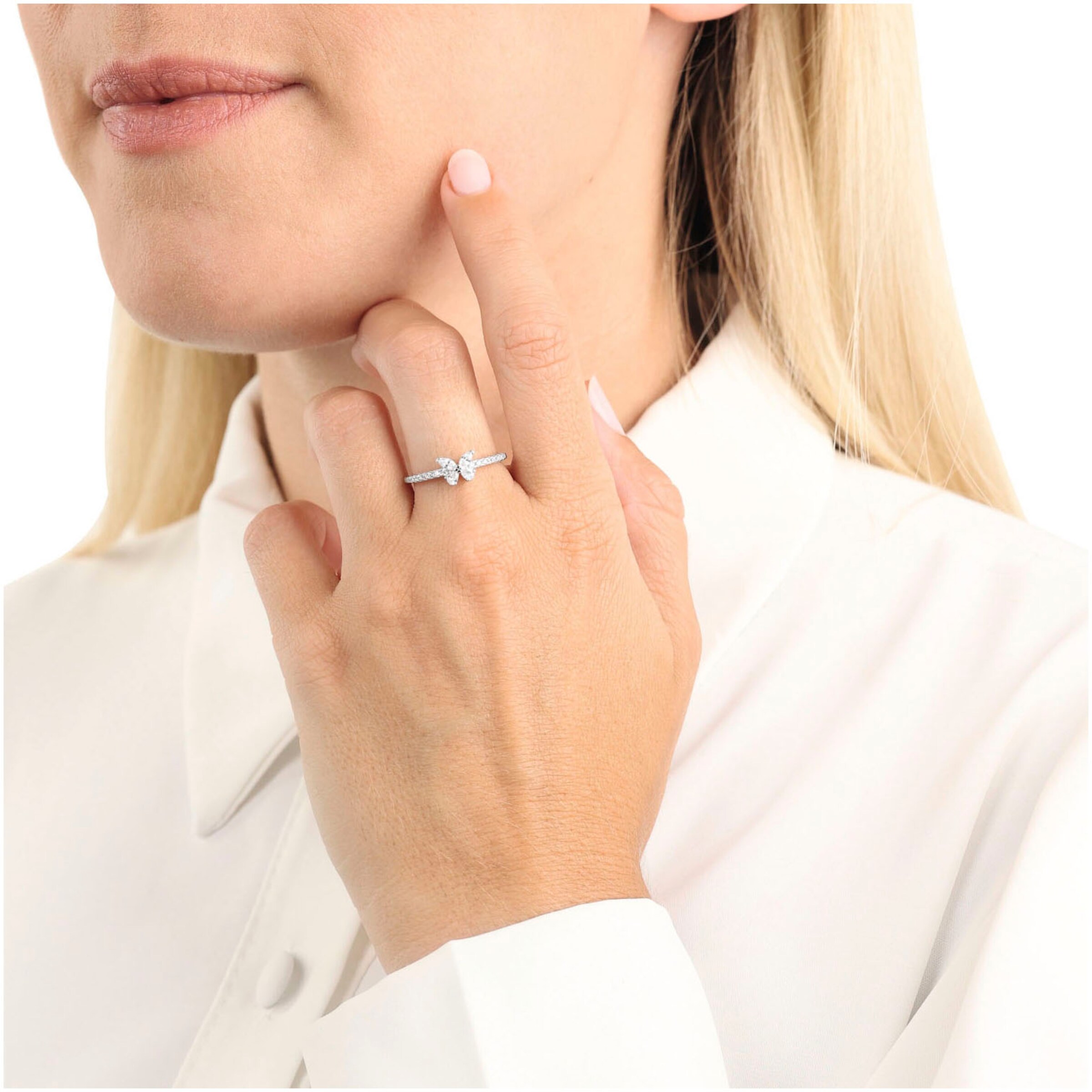 AMOR Ring in Silver: front