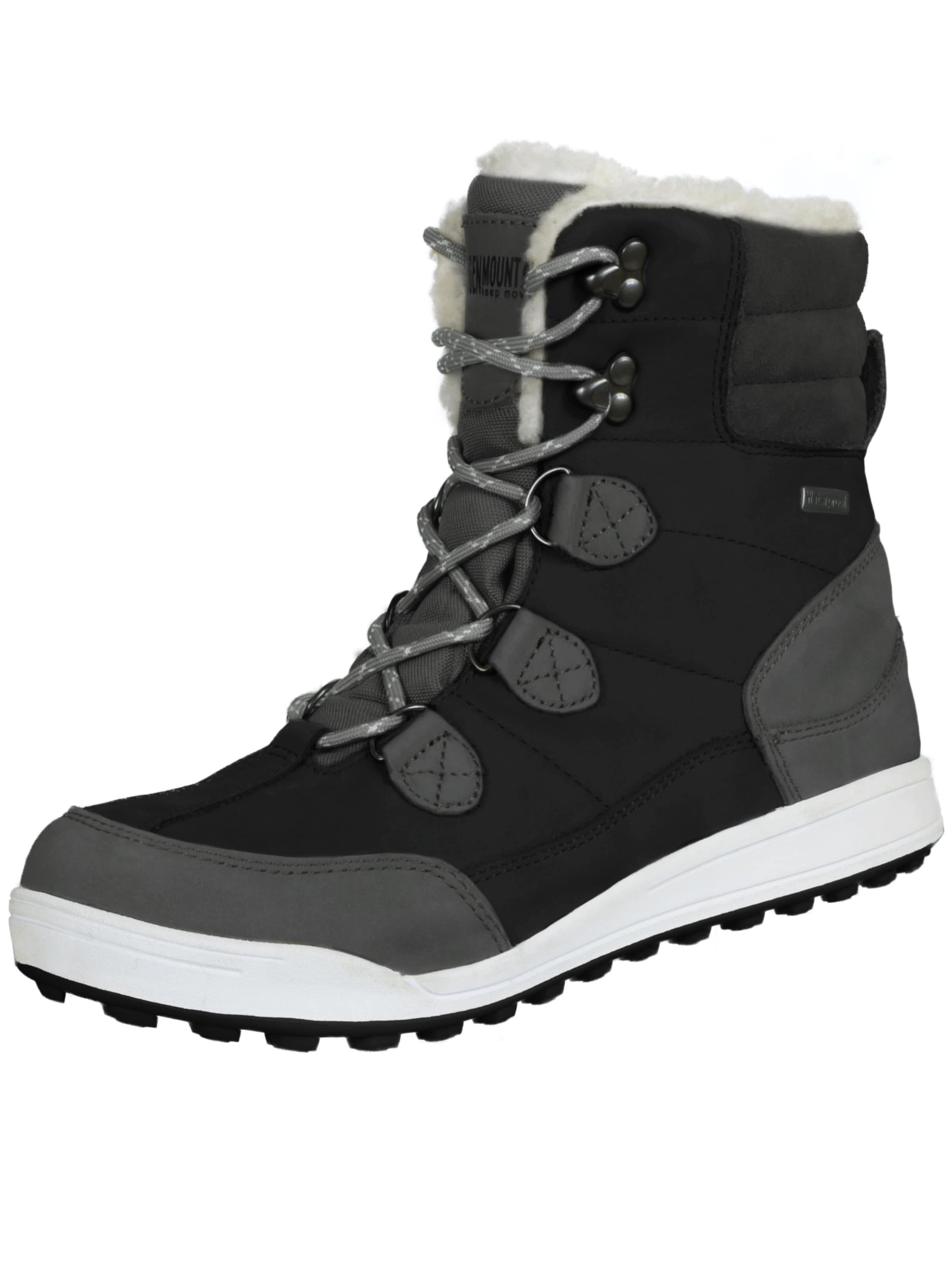 Guggen Mountain Snowboots 'HPC57' in Schwarz: Vorderseite