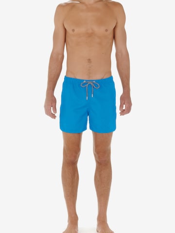 HOM Board Shorts ' Sea Life ' in Blue: front
