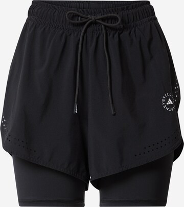 ADIDAS BY STELLA MCCARTNEY Normalny krój Spodnie sportowe 'Truepurpose 2-In-1' w kolorze czarny: przód