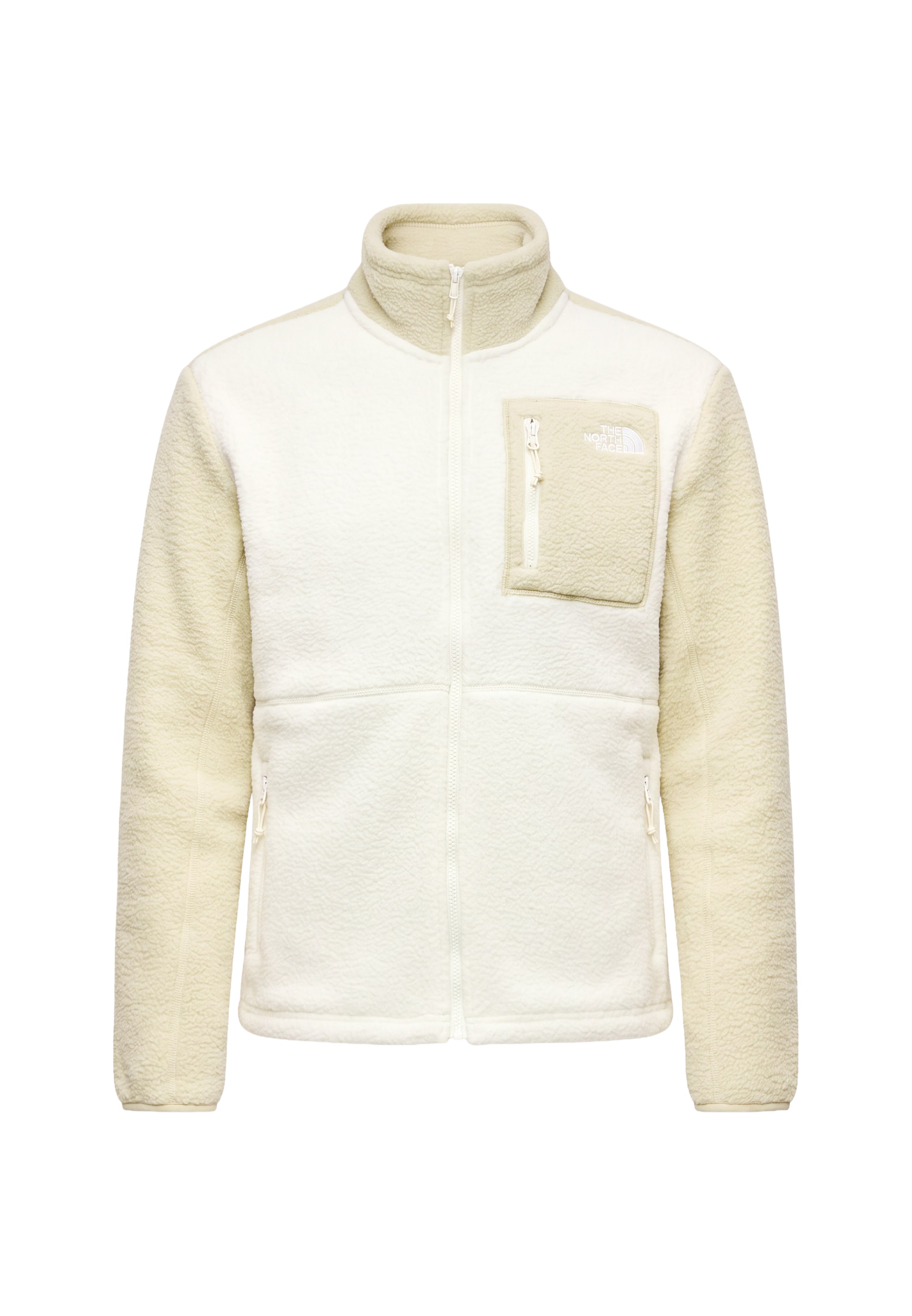 THE NORTH FACE Funktionsfleecejacke 'YUMIORI' in Weiß: Vorderseite