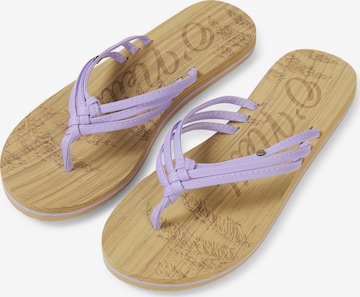O'NEILL T-Bar Sandals 'Ditsy' in Purple
