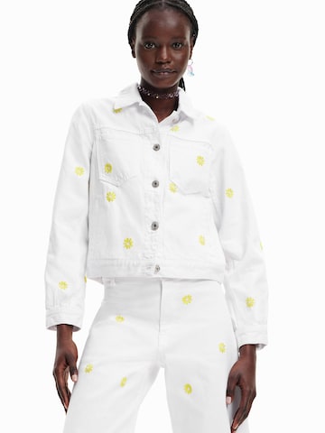 Desigual Prehodna jakna 'DITA' | bela barva: sprednja stran