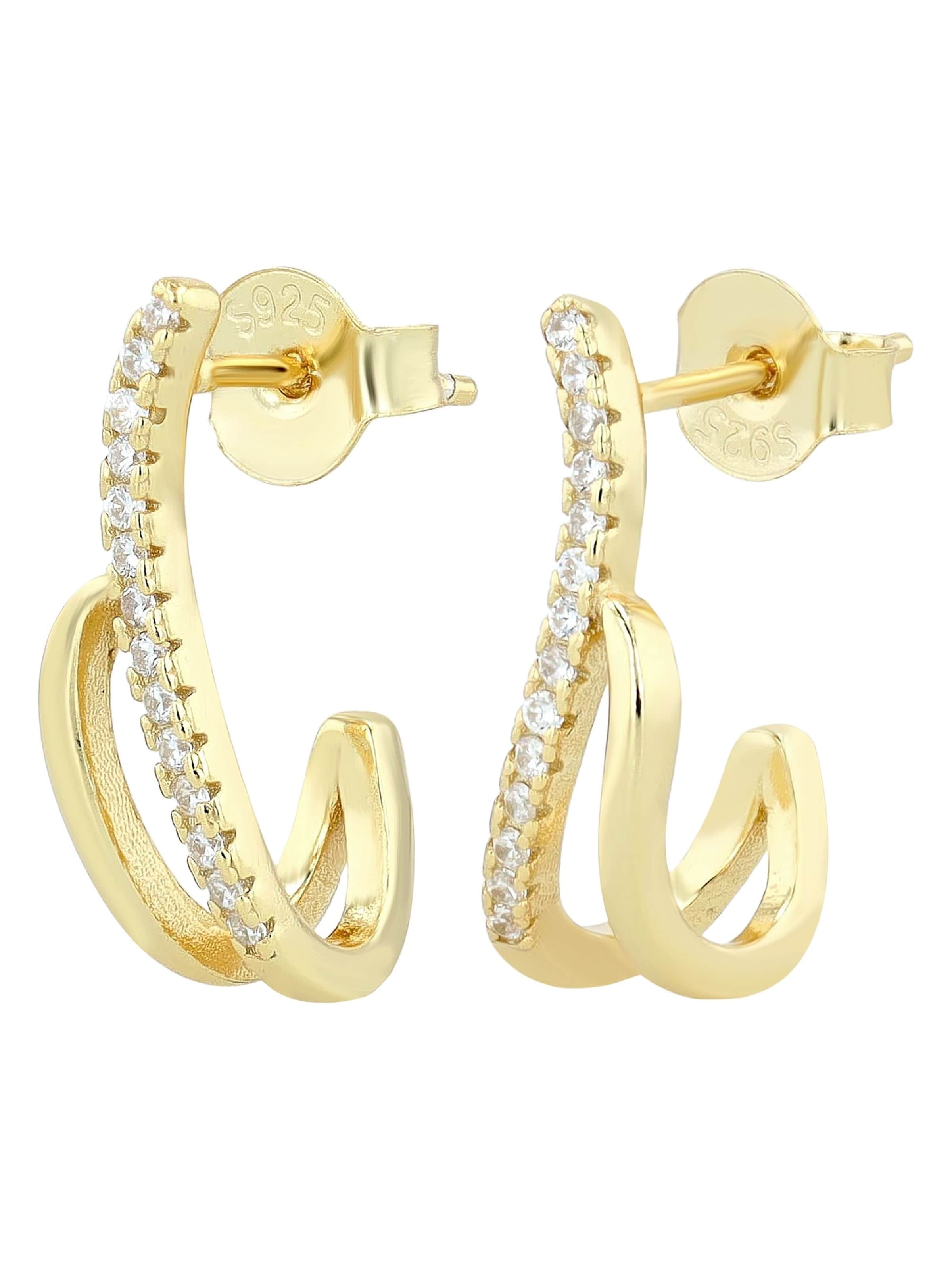 Akzent Earrings 'langlebig' in Gold